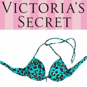 Victoria’s Secret Leopard Print Bikini Top